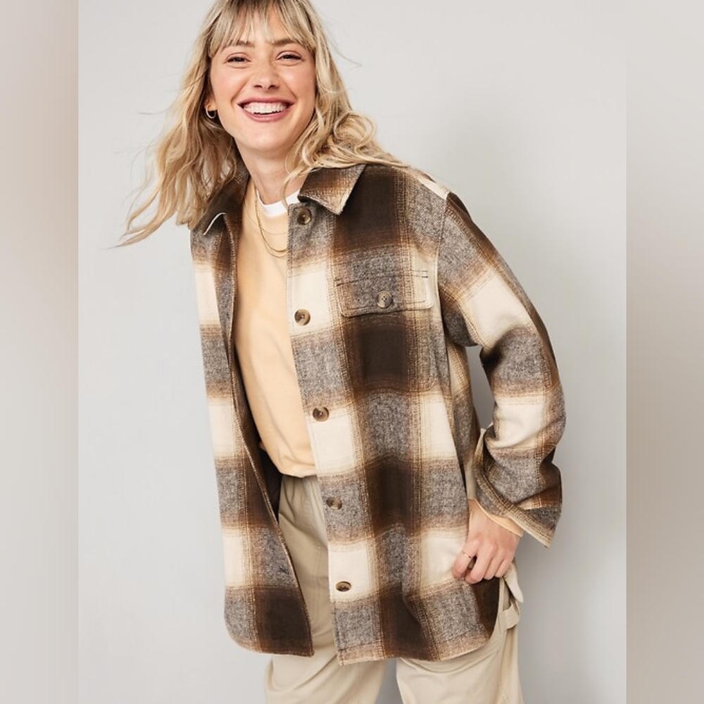 Old Navy soft brushed shacket
